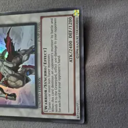 Lightning Warrior #JUMP-EN046 Ultra Rare Holo NM Yugioh - Image 4