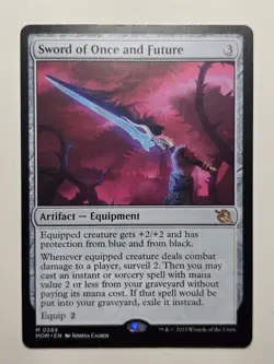 Sword of Once and Future (MOM-0265) March the Machine NM+ mtg Near Mint card ?? - Image 1