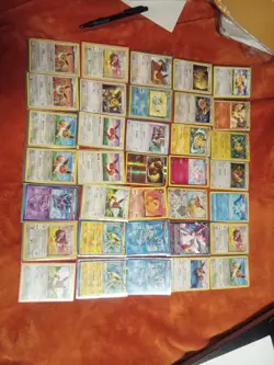 Pokemon TCG Eevee Evolution Lot Of 35+Minty Cards Flareon Vaporeon Leafeon++ - Image 1