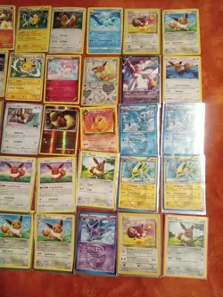 Pokemon TCG Eevee Evolution Lot Of 35+Minty Cards Flareon Vaporeon Leafeon++ - Image 3