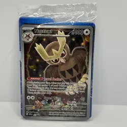 SEALED Pokemon Center Logo Exclusive #141 Noctowl ETB Promo Pokemon TCG Card - Image 1