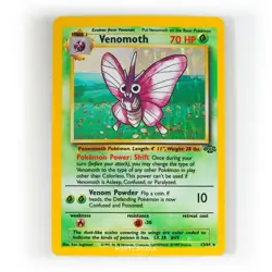 Pokemon - Venomoth Holo - 13/64 - Jungle - Rare Card - Played - Image 1