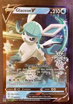 Glaceon V - (Holiday Calendar) 040/203 Miscellaneous Cards & Products Holo - Image 1