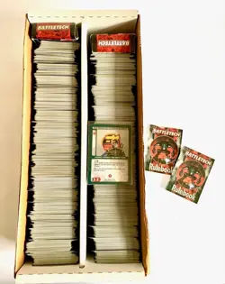 Vintage Battletech CCG Lot 1996-97 ~2000 Trading Cards w/ Rulebooks VG Condition - Image 1