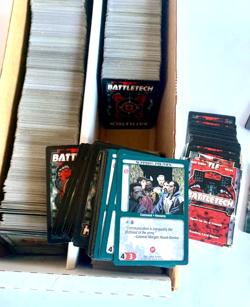Vintage Battletech CCG Lot 1996-97 ~2000 Trading Cards w/ Rulebooks VG Condition - Image 5