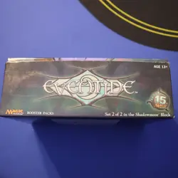 MTG: EVENTIDE empty Booster Pack display box, NO CARDS, 2008 VG+ COND - Image 2
