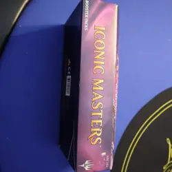MTG: ICONIC MASTERS empty Booster Pack display box, NO CARDS, 2017 VG COND - Image 2