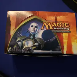 MTG: GUILDPACT SET empty Booster Pack display box, NO CARDS, 2006 VG - Image 1