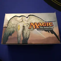 MTG: MIRRODIN SET empty Booster Pack display box, NO CARDS, 2003 VG+ cond - Image 1
