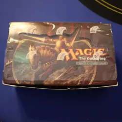 MTG: ALARA REBORN SET empty Booster Pack display box, NO CARDS, 2009 VG+ cond - Image 1