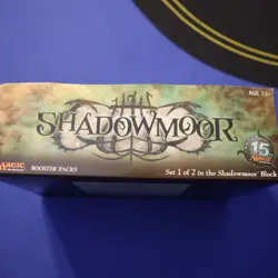 MTG: SHADOWMOOR empty Booster Pack display box, NO CARDS, 2008 VG+ COND - Image 2