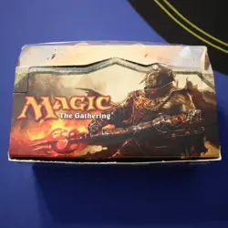 MTG: ZENDIKAR SET empty Booster Pack display box, NO CARDS, 2009 VG COND - Image 1