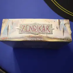 MTG: ZENDIKAR SET empty Booster Pack display box, NO CARDS, 2009 VG COND - Image 2