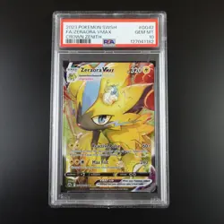 PSA 10 Zeraora Vmax GG42/GG70 Pokemon Crown Zenith Full Art Holo Graded Card - Image 1