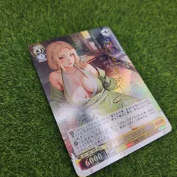 Naruto Tsunade Waifu Signature Card Holo Foil Weiss Art Trading Goddess Hokage - Image 3