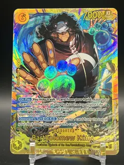 Bartholomew Kuma SEC OP12-119 Legacy of the Master One Piece Card Game English - Image 1