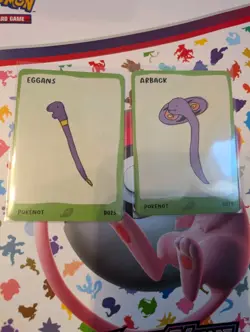 Pokenot Cards - 023 Eggans & 024 Arback - Dysfunctional Passholder Parody - Image 1