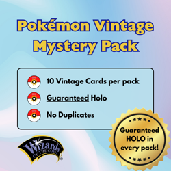 VINTAGE Pokemon 10x Card Mystery Pack ?? GUARANTEED HOLO in every pack - Image 1