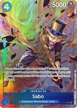 Sabo OP10-049 Premium Card Collection Best Selection Vol. 4 One Piece TCG Promo - Image 1
