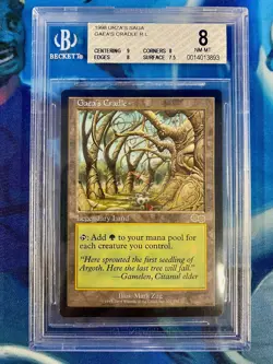 Beckett Grading Services (BGS) 1998 Urza's Saga Gaea's Cradle R L 8 NM-MT - Image 1
