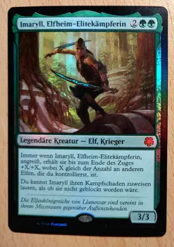 Mtg Magic: # FOIL # IMARYLL, Elfheim-Elitekampferin, Elfhame Elite, Deutsch Mint - Image 2