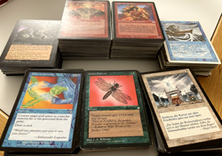 450 ALTE Deutsche & englische Magic Karten Commons Uncommons Rares MtG Sammlung - Image 1