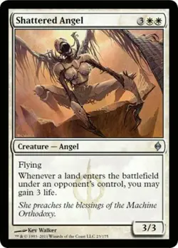 1x SHATTERED ANGEL - New Phyrexia - MTG - Magic the Gathering - Image 1