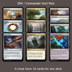 Commander Staples [Starter Pack] - MTG EDH Sol Ring Command Tower Arcane Signet - Image 1