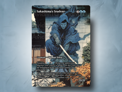 Sakashima's Student - Custom Magic: The Gathering Card - Image 2
