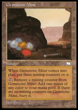MTG GEMSTONE MINE POOR - MINIERA DI DIAMANTI - WL - MAGIC ENGLISH - Image 1