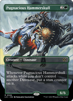 Pugnacious Hammerskull (Borderless) [The Lost Caverns of Ixalan] - Image 1