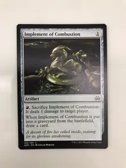 Implement of Combustion MTG Magic the Gathering Card NM Mint Aether Revolt AER - Image 1