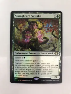 Springheart Nantuko Foil MTG Magic Gathering Card NM Mint Modern Horizons MH3 - Image 1