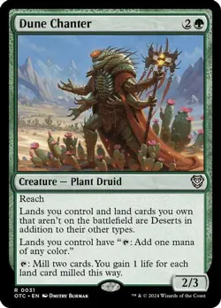 MTG Outlaws of Thunder Junction Commander - Dune Chanter - Image 1