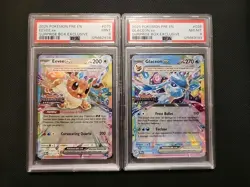 2025 Pokemon Prismatic Evolution Suprise Box Exclusive Promo PSA Graded Set - Image 1