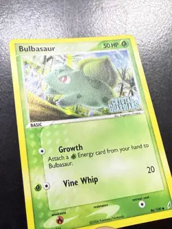 Pokemon TCG Bulbasaur Stamped Reverse Holo 46/100 Crystal Guardians 2006 - LP - Image 4