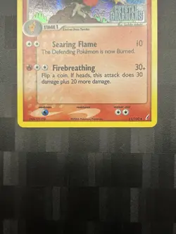 Pokemon TCG Combusken 31/100 Rare EX Crystal Guardians Reverse Holo NM/LP - Image 4