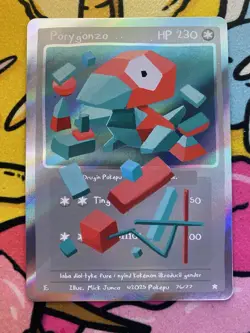 Pokepu - Porygonzo (Porygon) 76/77 - Derpy Pokemon Parody / Fan Art Card - Image 1