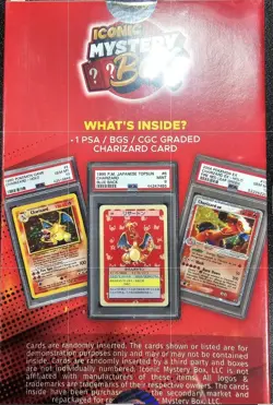 MYSTERY POKEMON 1 GRADED CHARIZARD PSA/CGC/BGS DISCONTINUED BOXES! - Image 3