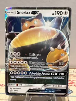 Pokemon TCG Snorlax GX SM05 - Image 1
