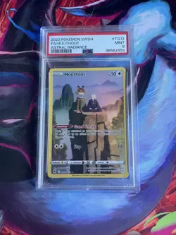 Pokemon - PSA 9 - Hoothoot - TG12/TG30 - Astral Radiance - Trainer Gallery Holo - Image 1