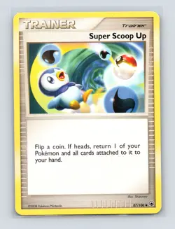 Pokemon TCG Super Scoop Up 87/100 Majestic Dawn Normal LP - Image 1