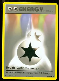 Pokemon DOUBLE COLORLESS ENERGY 90/108 - XY Evolutions - - MINT - Image 1