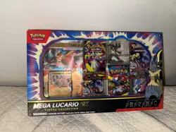 Mega Lucario Ex Premium Figure Collection Pokemon TCG BRAND NEW UNOPENED - Image 1