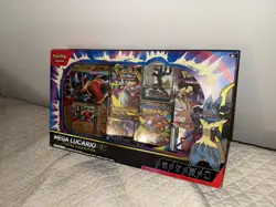 Mega Lucario Ex Premium Figure Collection Pokemon TCG BRAND NEW UNOPENED - Image 5