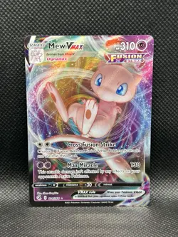 Mew VMAX 114/264 ULTRA RARE HOLO Fusion Strike SWSH08 Pokemon Foil English TCG - Image 3