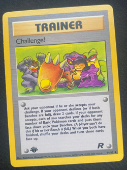 Challenge! 1st edition Team Rocket 74/82 WOTC vintage Pokemon (NM) - Image 1