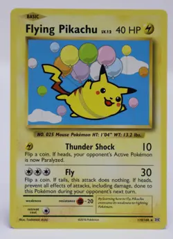 Pokemon - Flying Pikachu #110/108 - XY - Evolutions Secret Rare - Image 1
