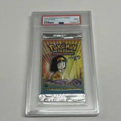 2000 POKEMON GYM HEROES 1st Edition Pack ERIKA FOIL PSA 9 *Fresh Slab* - Image 1