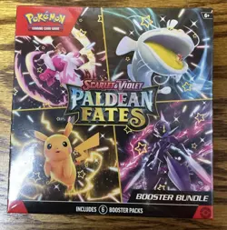 Pokemon TCG Scarlet & Violet Paldean Fates Booster Bundles Factory Sealed - Image 1